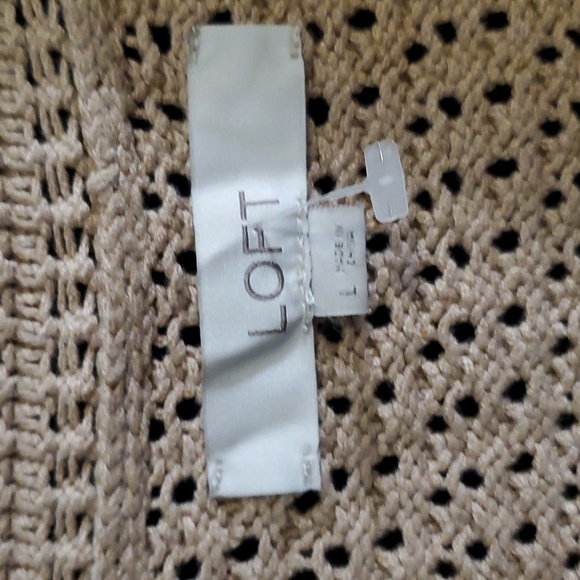 Loft Chunky Knit Vneck Sweater Size Large - Picture 4 of 5